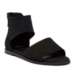 Eileen Fisher Sign Two-Piece Open-Toe Flat Sandal